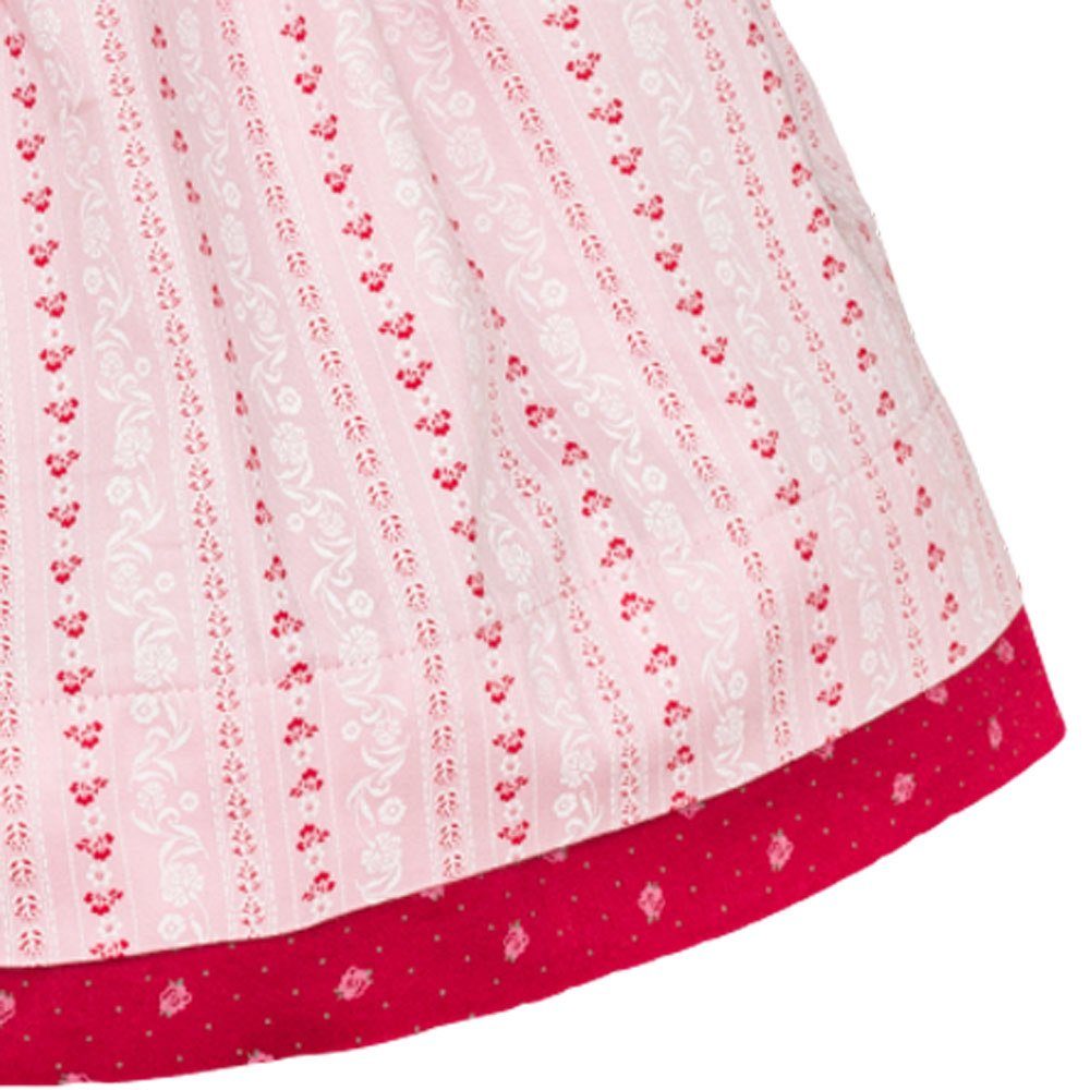 Isar-Trachten Trachtenrock Mädchen Wenderock 'Lisa' 60810, Rosa Rot