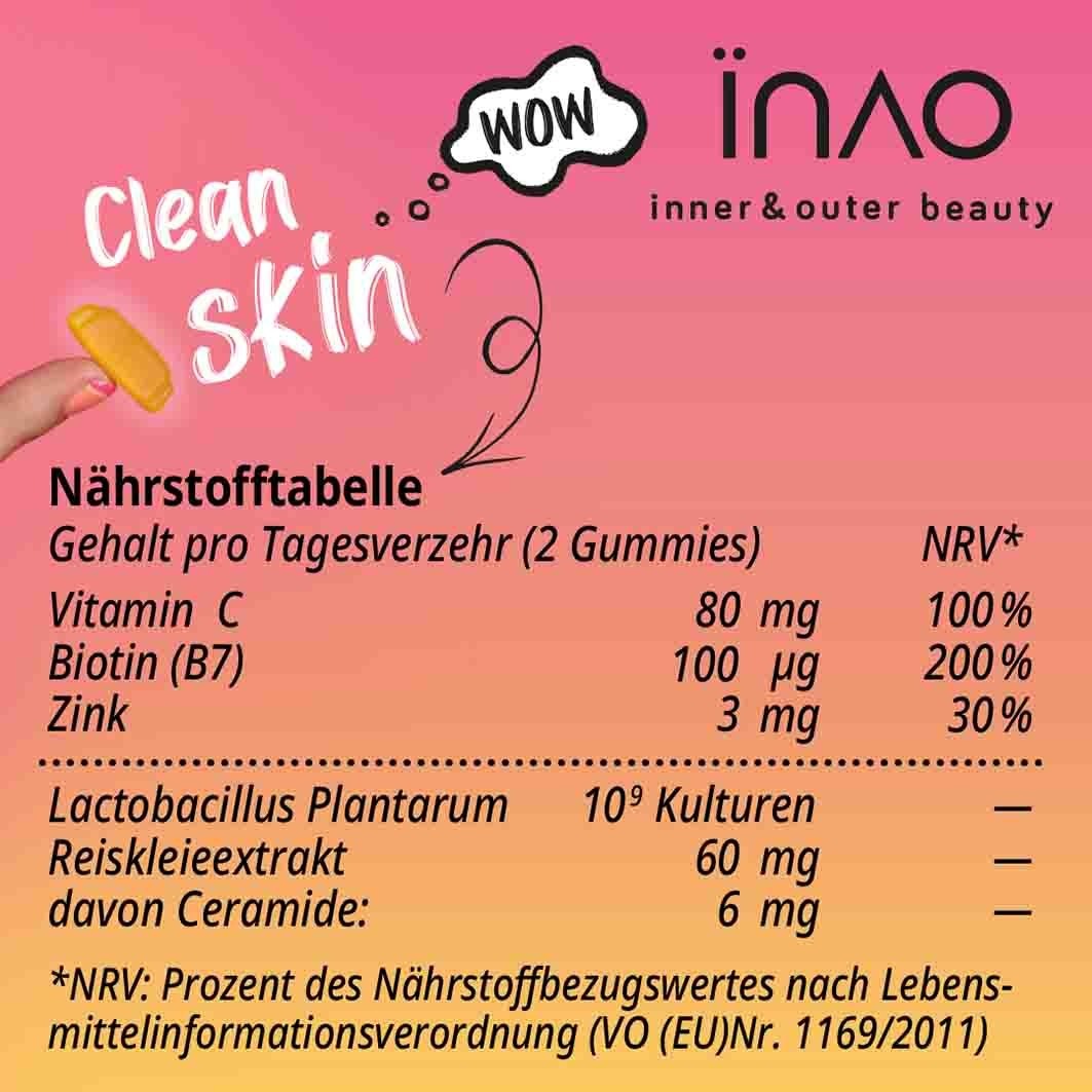 Inner and Outer Beauty Clean Skin Gummies