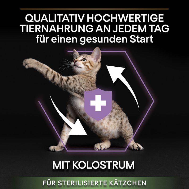 PURINA PRO PLAN Sterilised Kitten Healthy Start Lachs | bitiba %