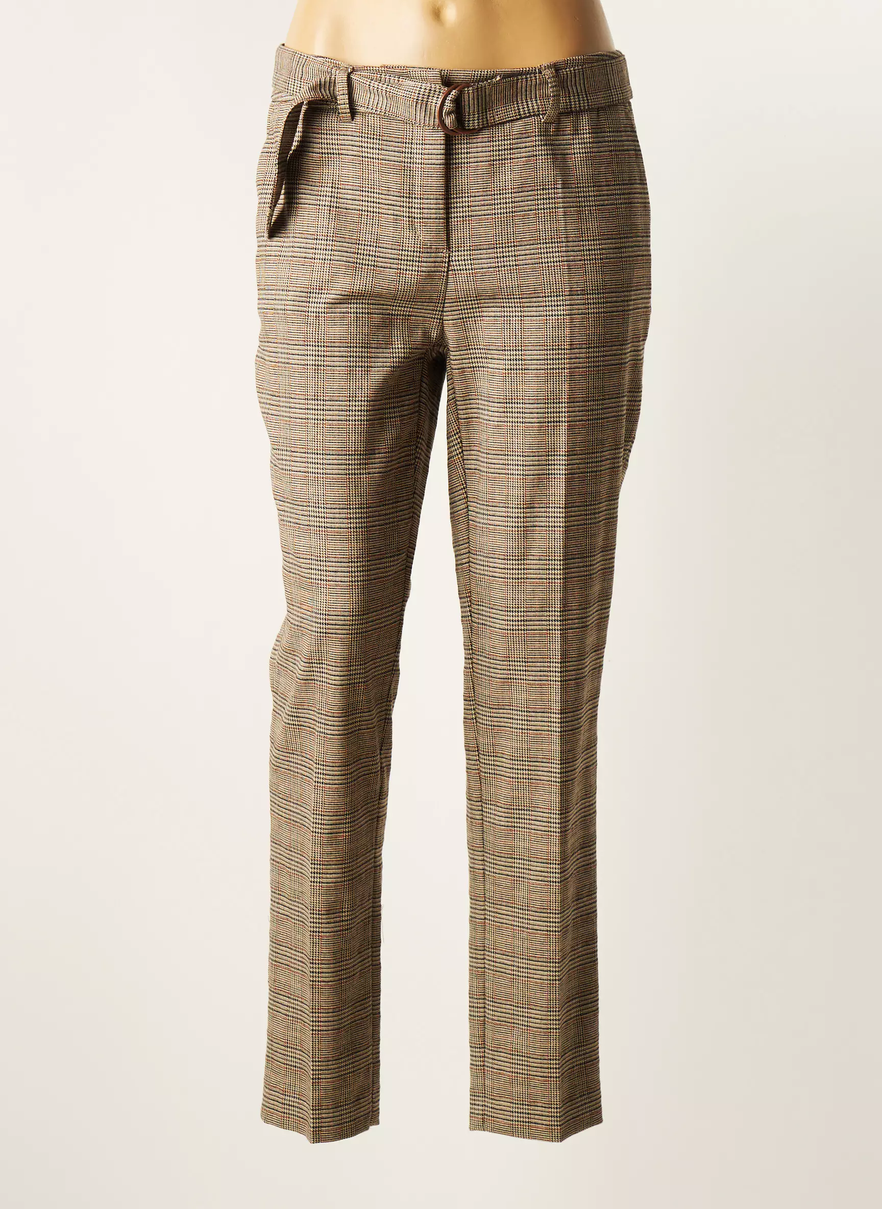 Anna Montana Pantalons Chino Femme couleur beige