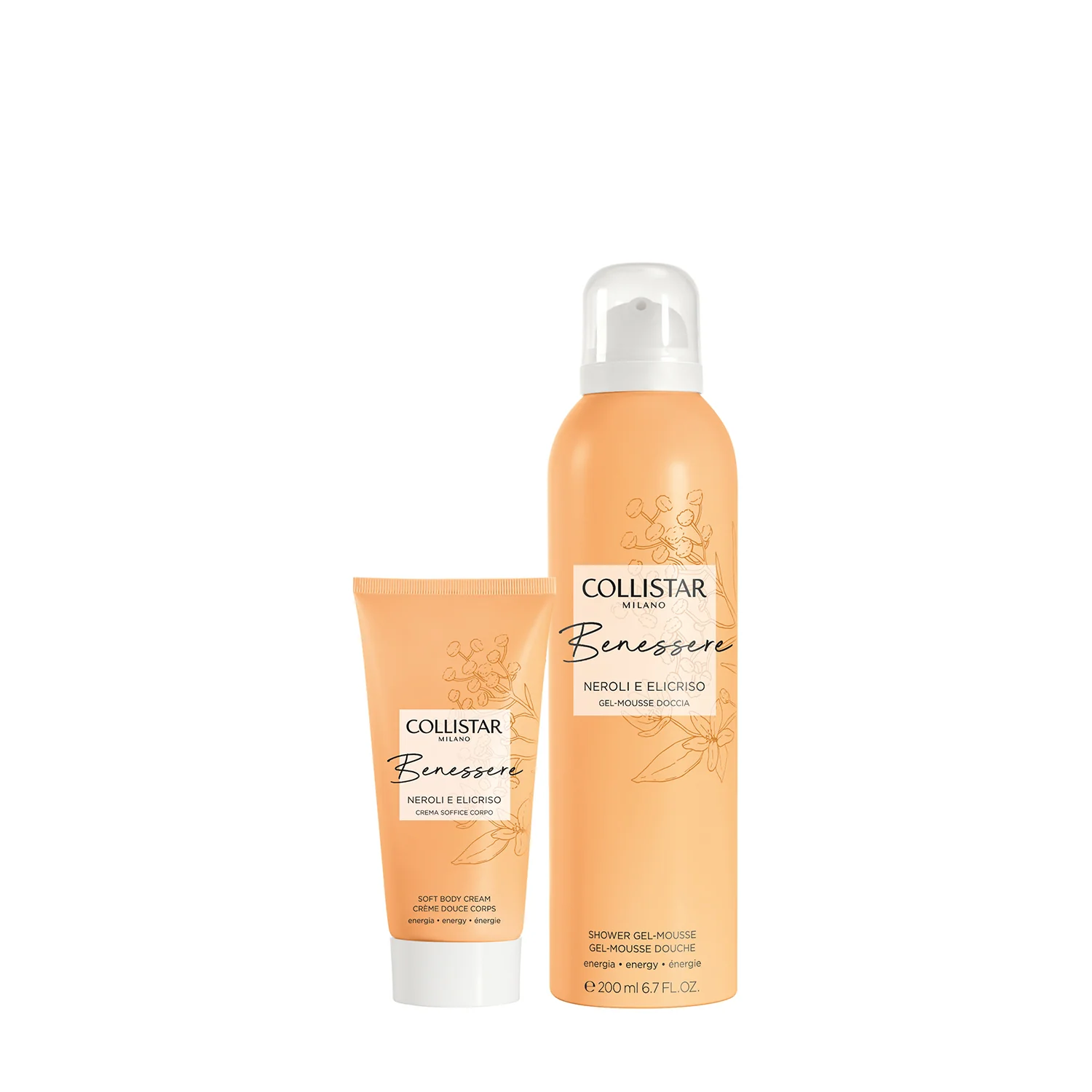 Nerolių ir šlamučių sveikatingumo dovanų rinkinys – veidui ir kūnui, voniai ir dušui, kūno kremo dovanų rinkiniai