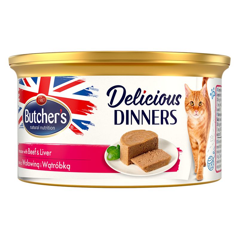 Sparpaket Butcher's Delicious Dinners Katze 48 x 85 g | bitiba %