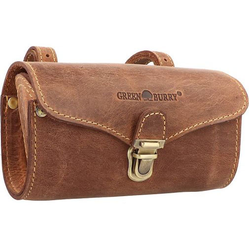 Greenburry Vintage Original Fahrradtasche Leder 17 cm