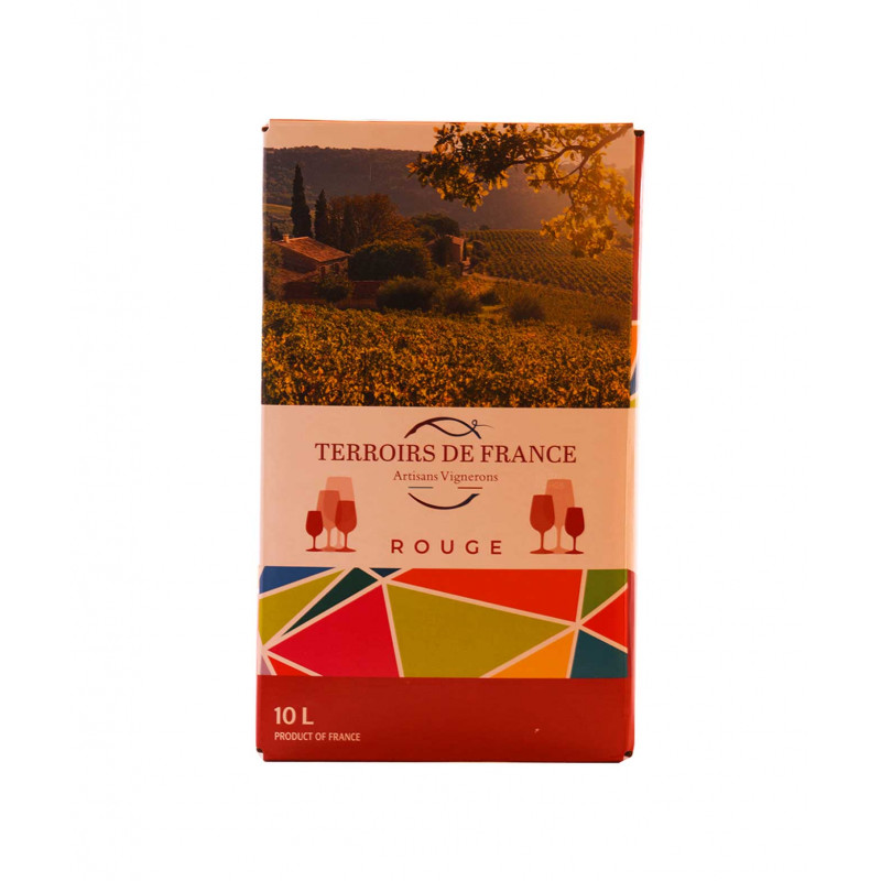 Cave De Rasteau Terroirs De France Rouge 10 L