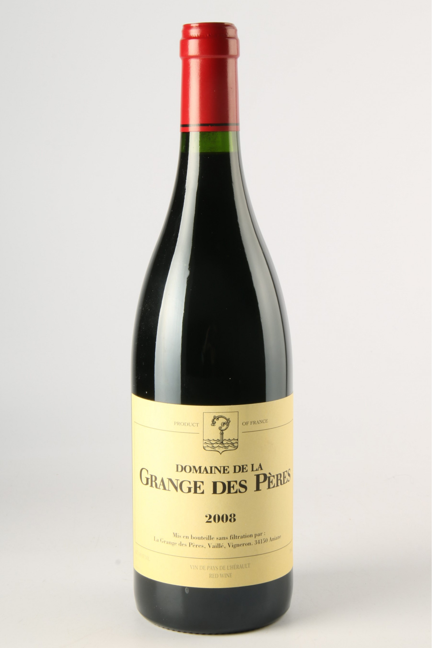 Vin 2008 DOMAINE DE LA GRANGE DES PERES 2008, VDP Hérault. Vin ancien - SoDivin