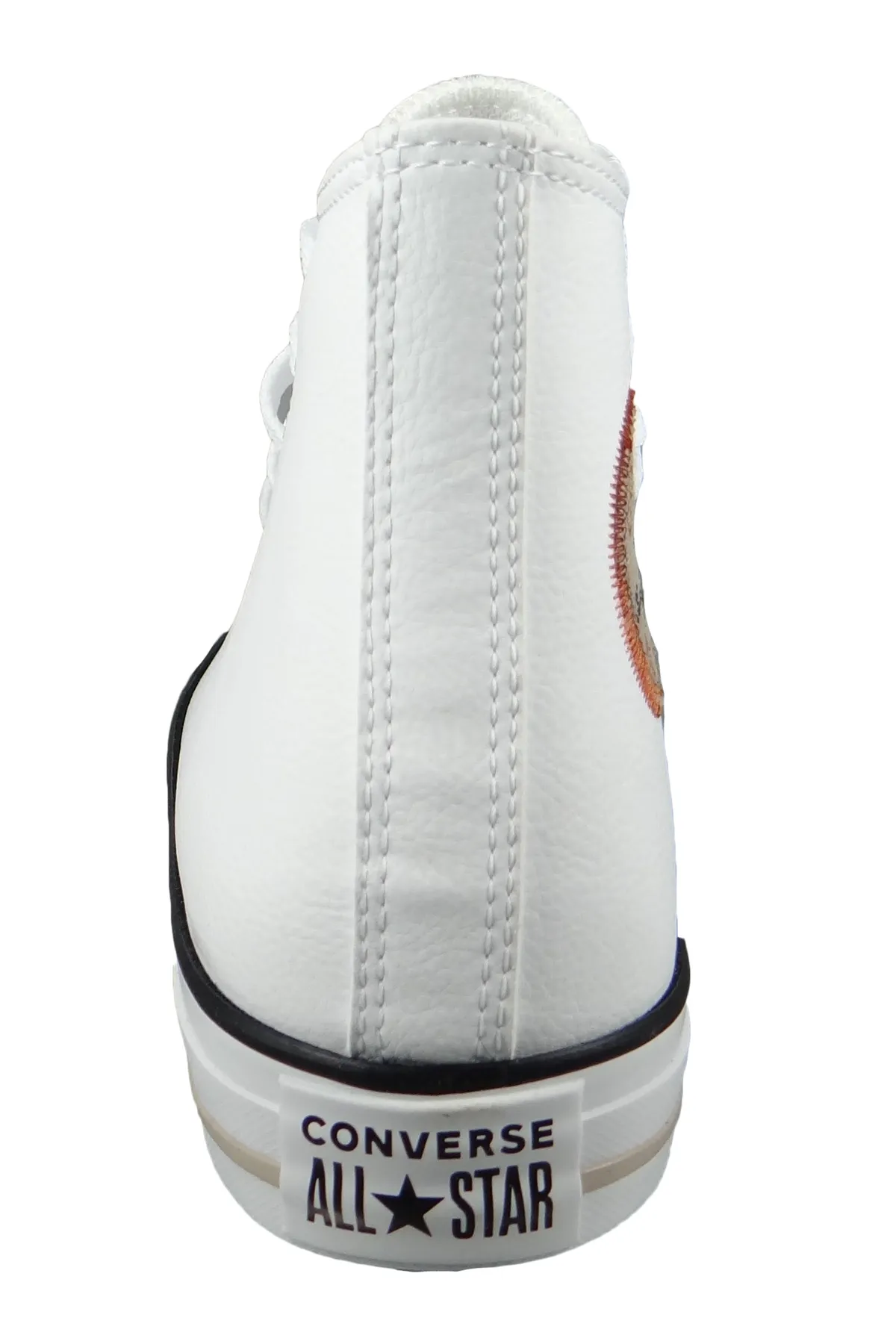 converse  Herren High Sneaker Chuck Taylor All Star 170861C Weiß White Red Bark String Leder