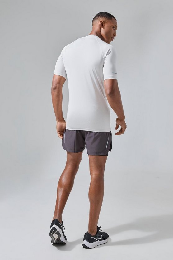 Man Active 2-in-1 Shorts mit extremem Schlitz