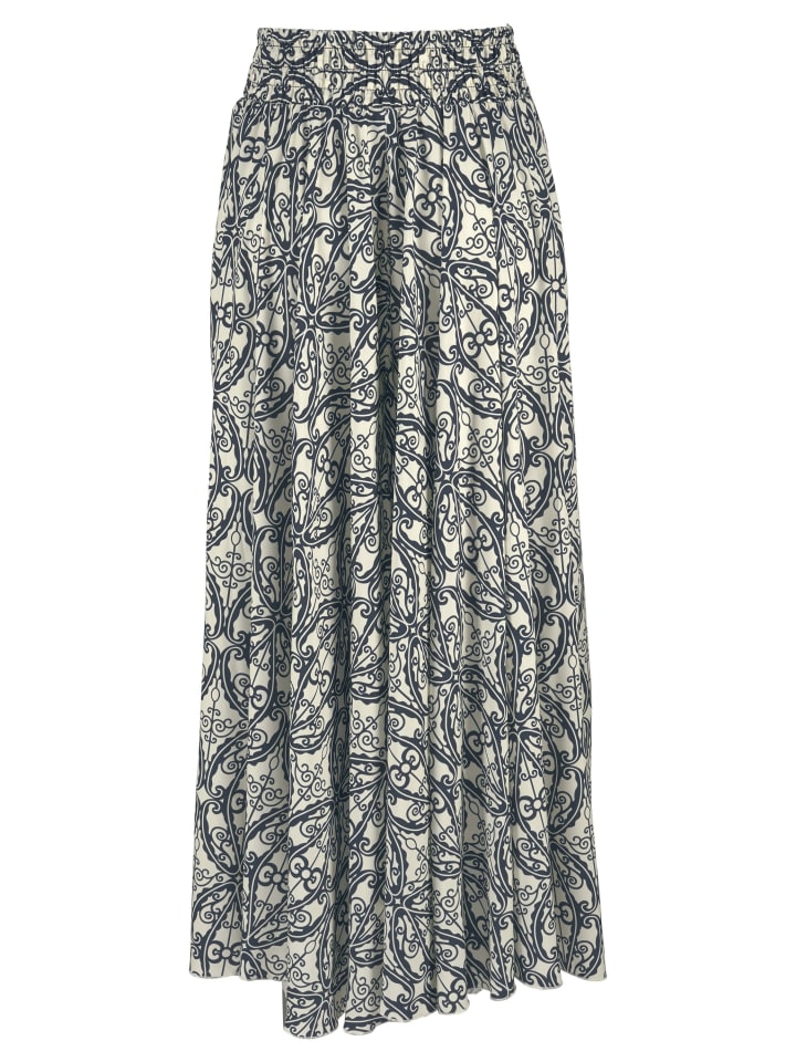LASCANA Hosenrock in marine-creme günstig kaufen