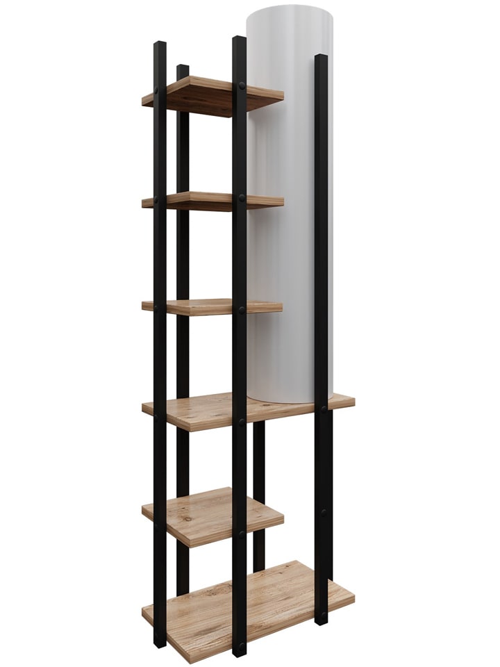 Opviq Standleuchte in Hellbraun/ Schwarz - (B)45 x (H)135 cm günstig kaufen onesize