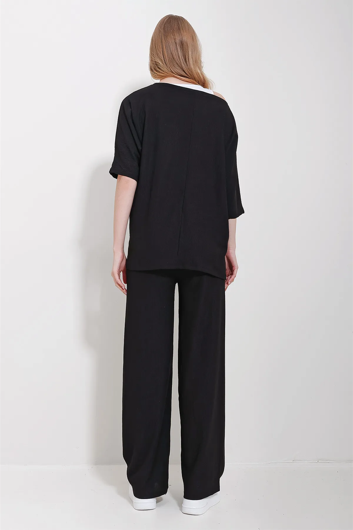 Trend Alaçatı Stili  Zweiteiler - Schwarz - Regular Fit