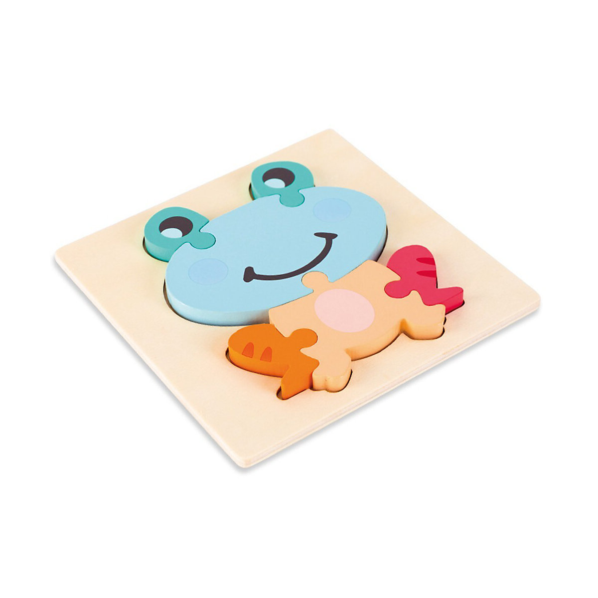 Baby-Puzzle aus Holz vertikale Blockmontage