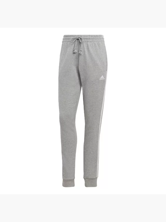 adidas Essentials 3-Streifen French Terry Cuffed Hose