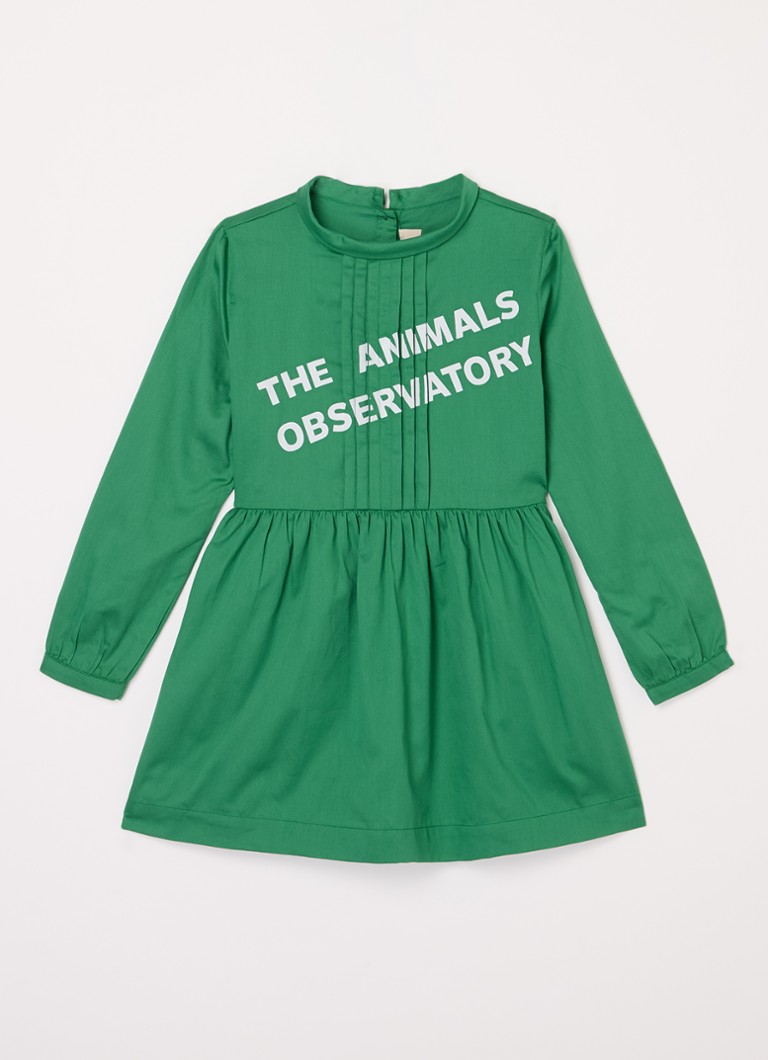 The Animal Observatory Tortoise tunic dress with back print