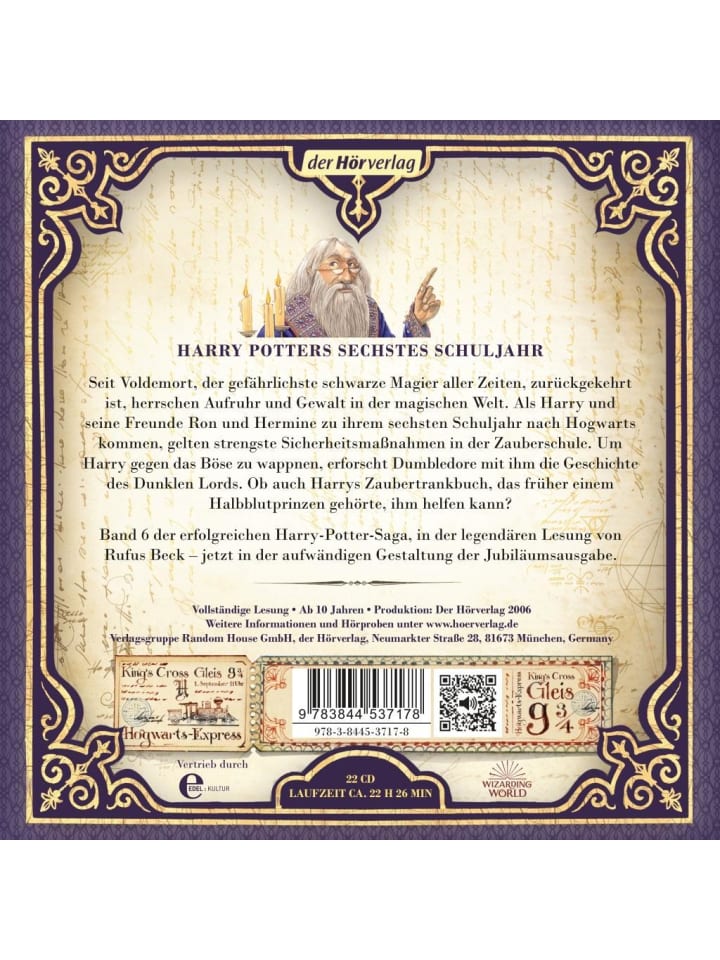 der Hörverlag CD - Harry Potter und der Halbblutprinz günstig kaufen onesize