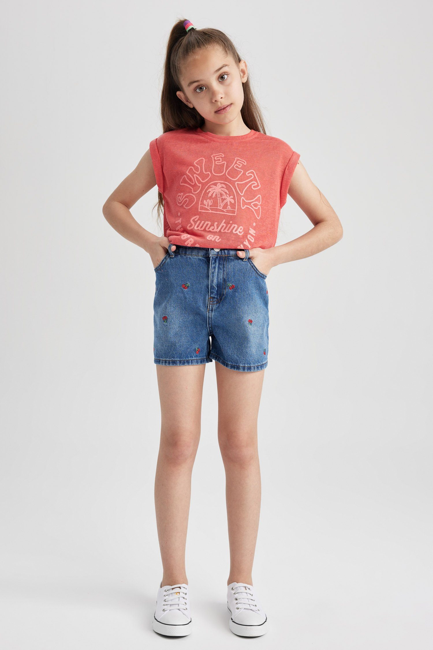 DeFacto Jeansshorts Mädchen Jeansshorts SHORT