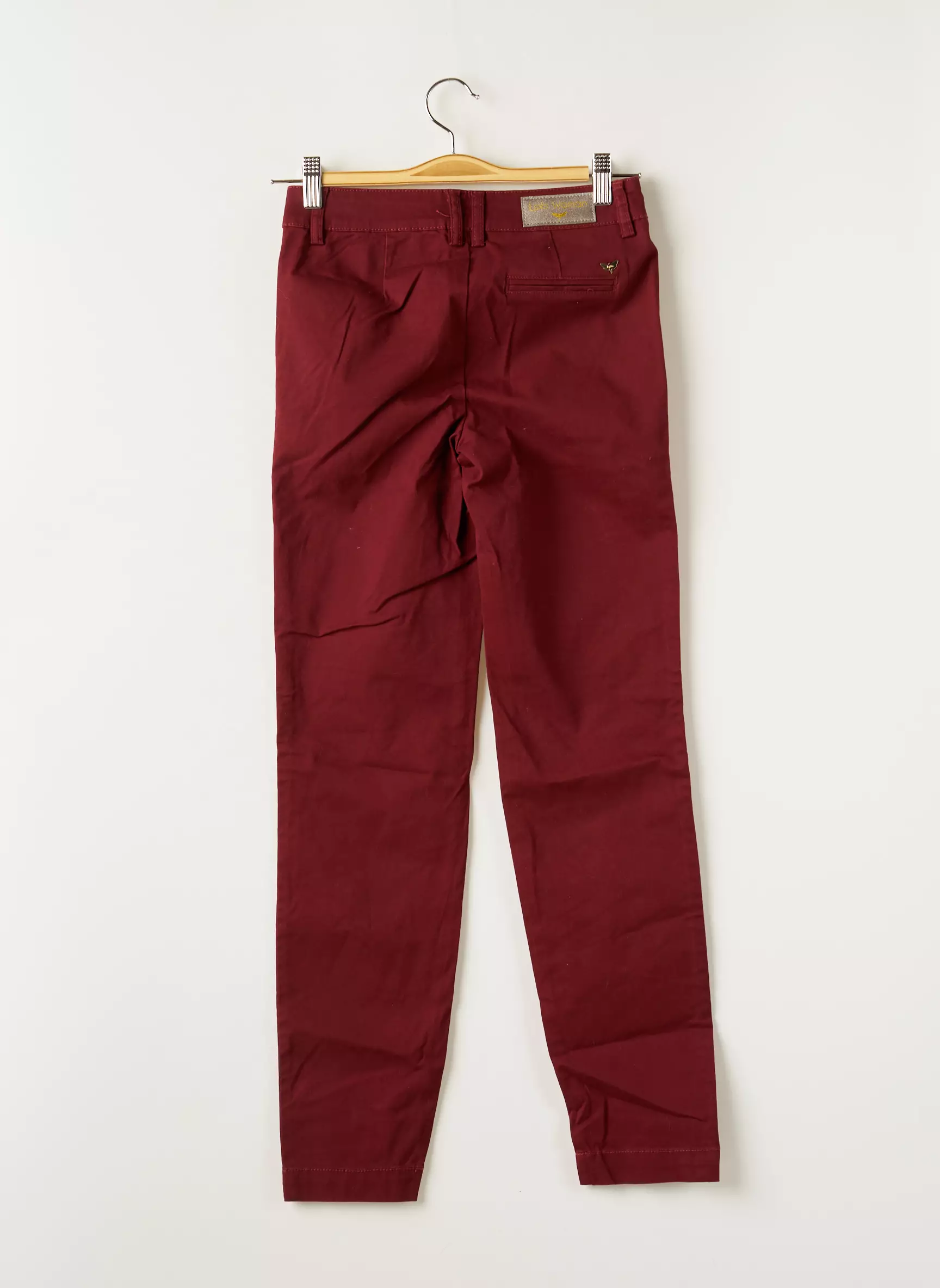 Les P Tites Bombes Pantalons Chino Femme couleur rouge