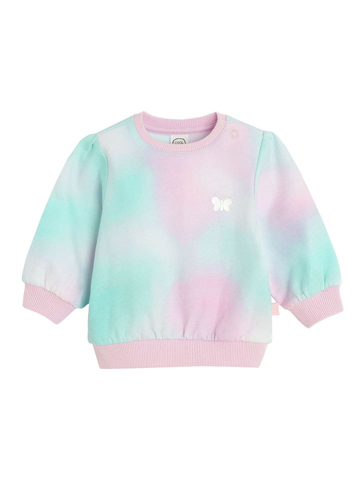 COOL CLUB Sweatshirt in Rosa/ Türkis günstig kaufen