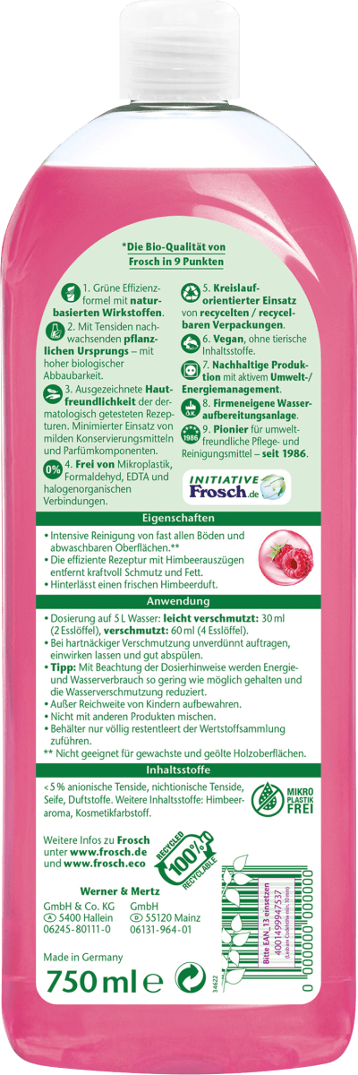 Allzweckreiniger Himbeere, 750 ml