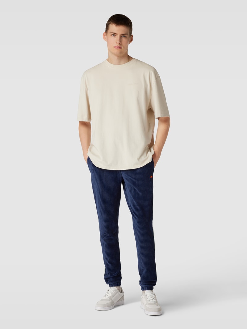 Sweatpants aus Cord Modell 'Sidaq' in marineblau