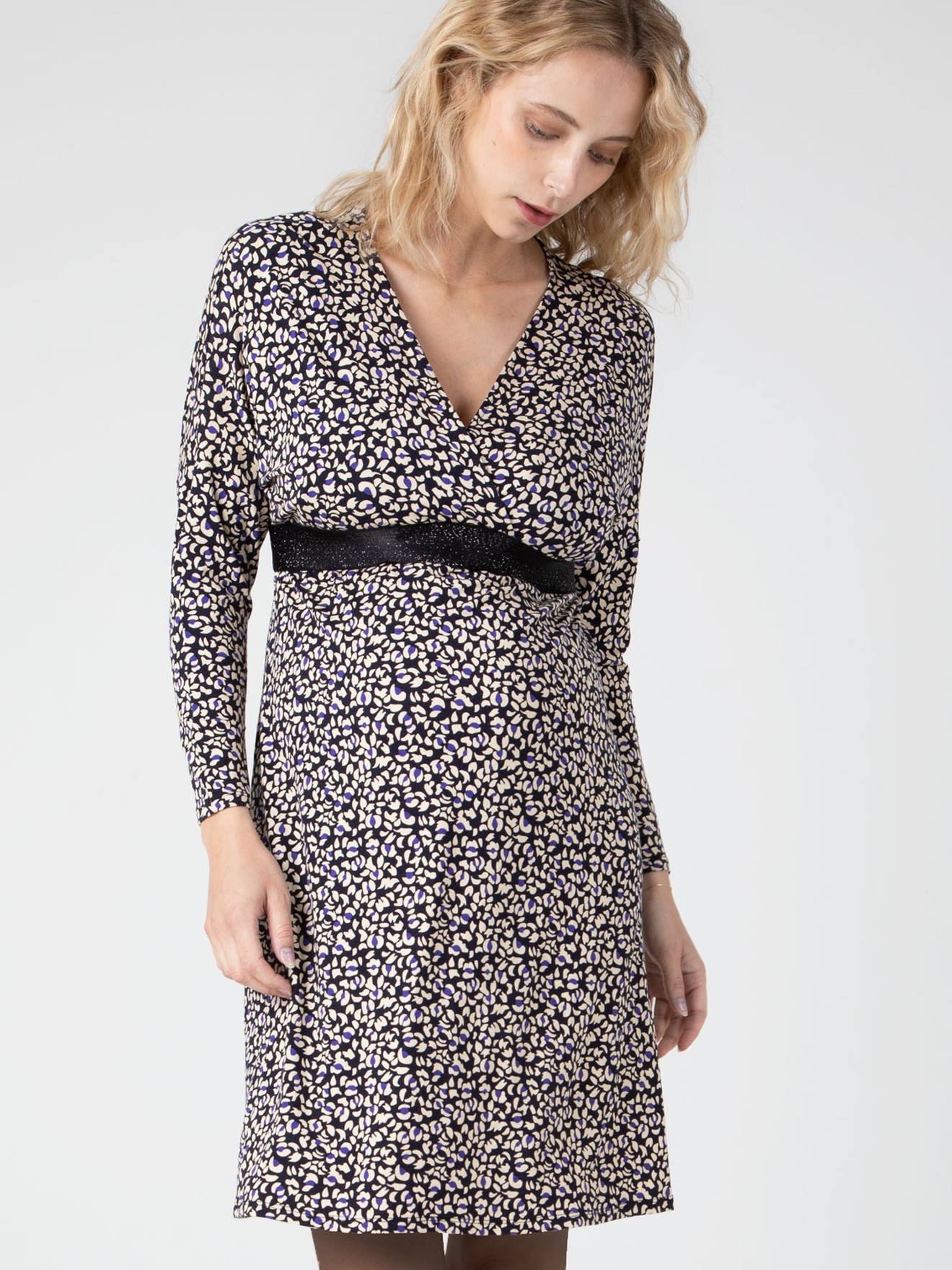Envie de Fraise Kurzes Kleid für Schwangerschaft & Stillzeit FELICIEOR ENVIE DE FRAISE - rost