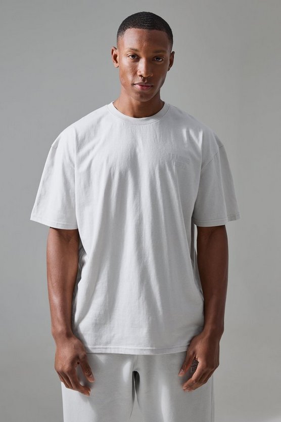 Oversize Man Active T-Shirt mit Training Dept Print