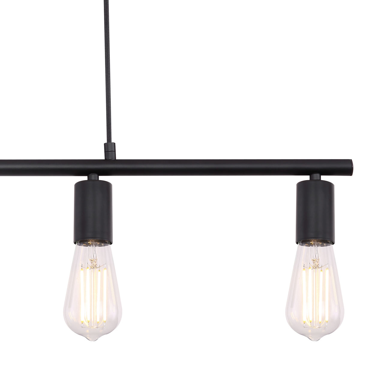 Globo Lighting - MARTHA - Hängeleuchte Metall schwarz, 4x E27