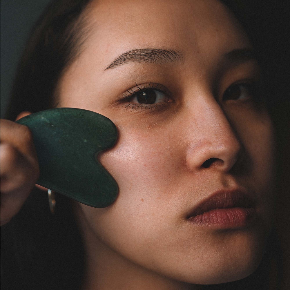 Jade Roller Le Gua Sha Jade Pierre de massage