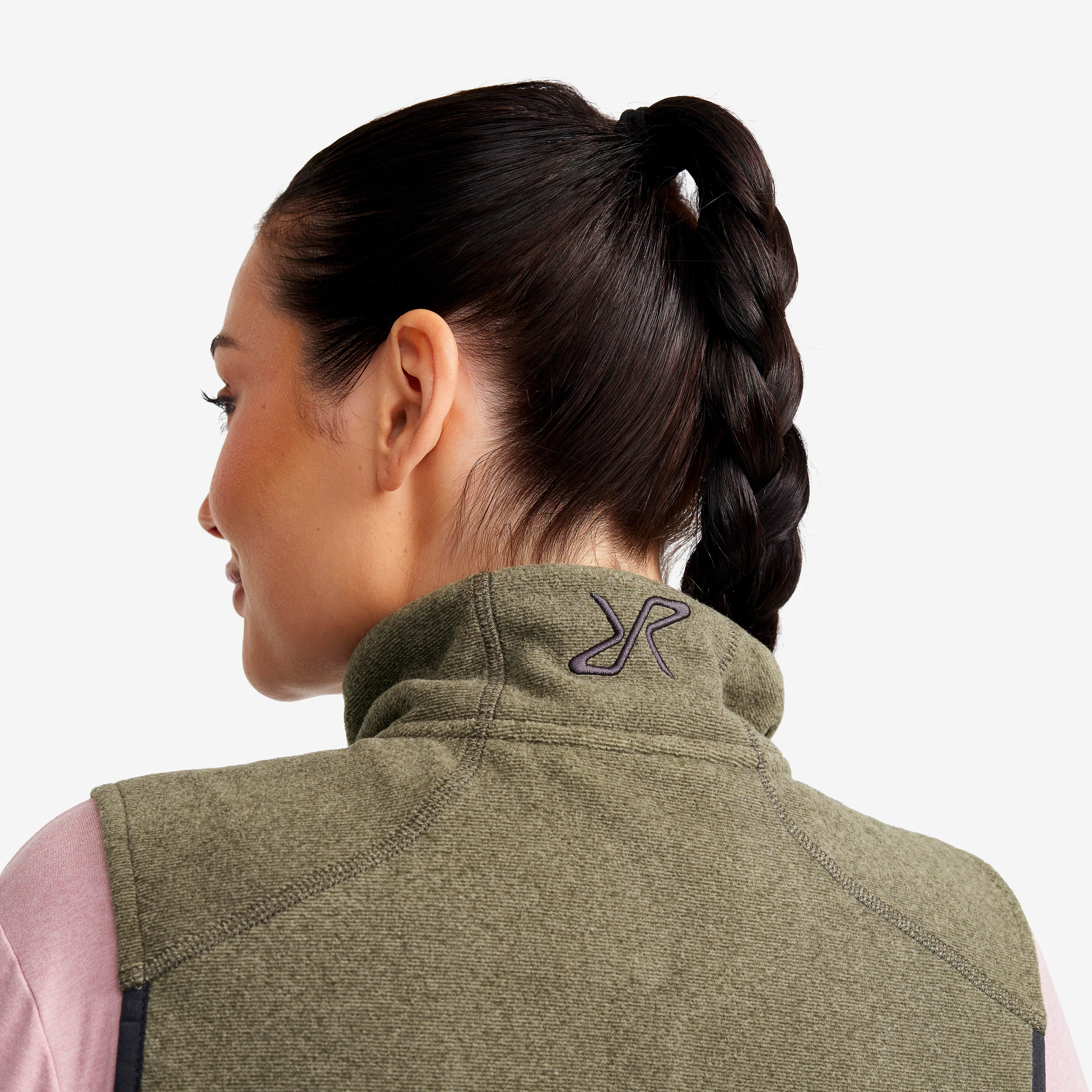 Essential Fleece Vest Femme Grape Leaf