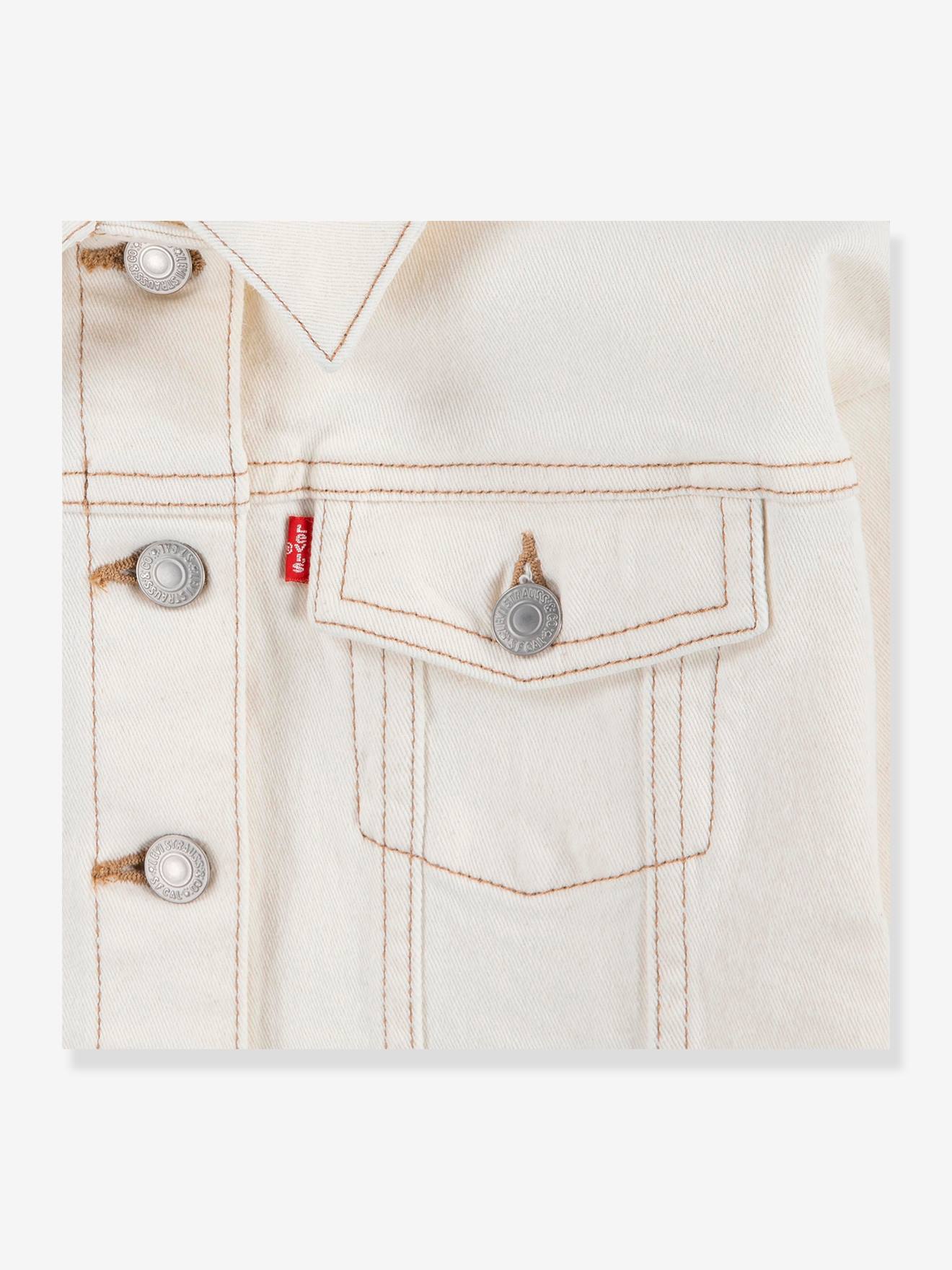 Levis Mädchen Jeansjacke Levi's mit Bio-Baumwolle - wollweiß
