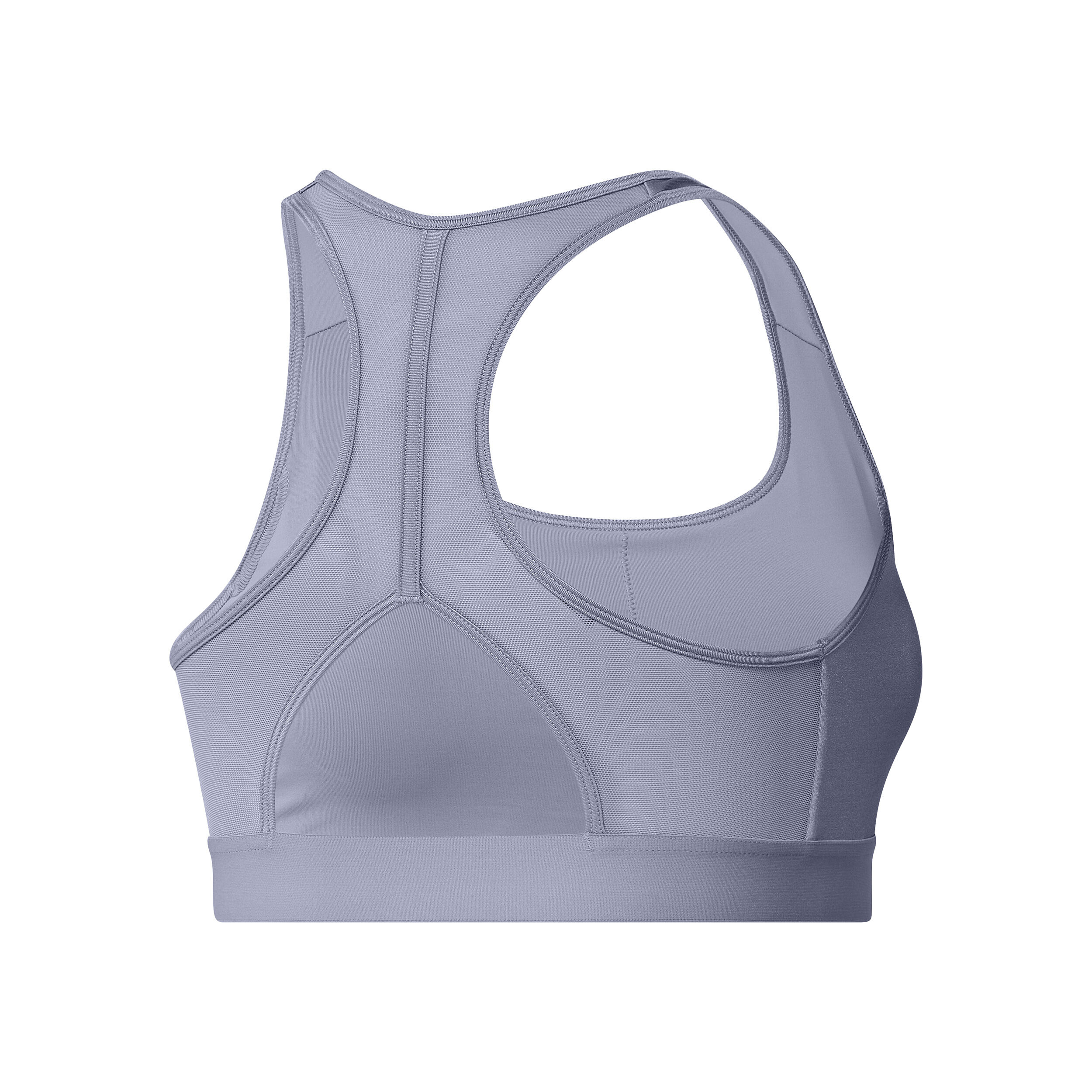 PowerReact Training Medium-Support Bra Sport-BH Damen - Silber