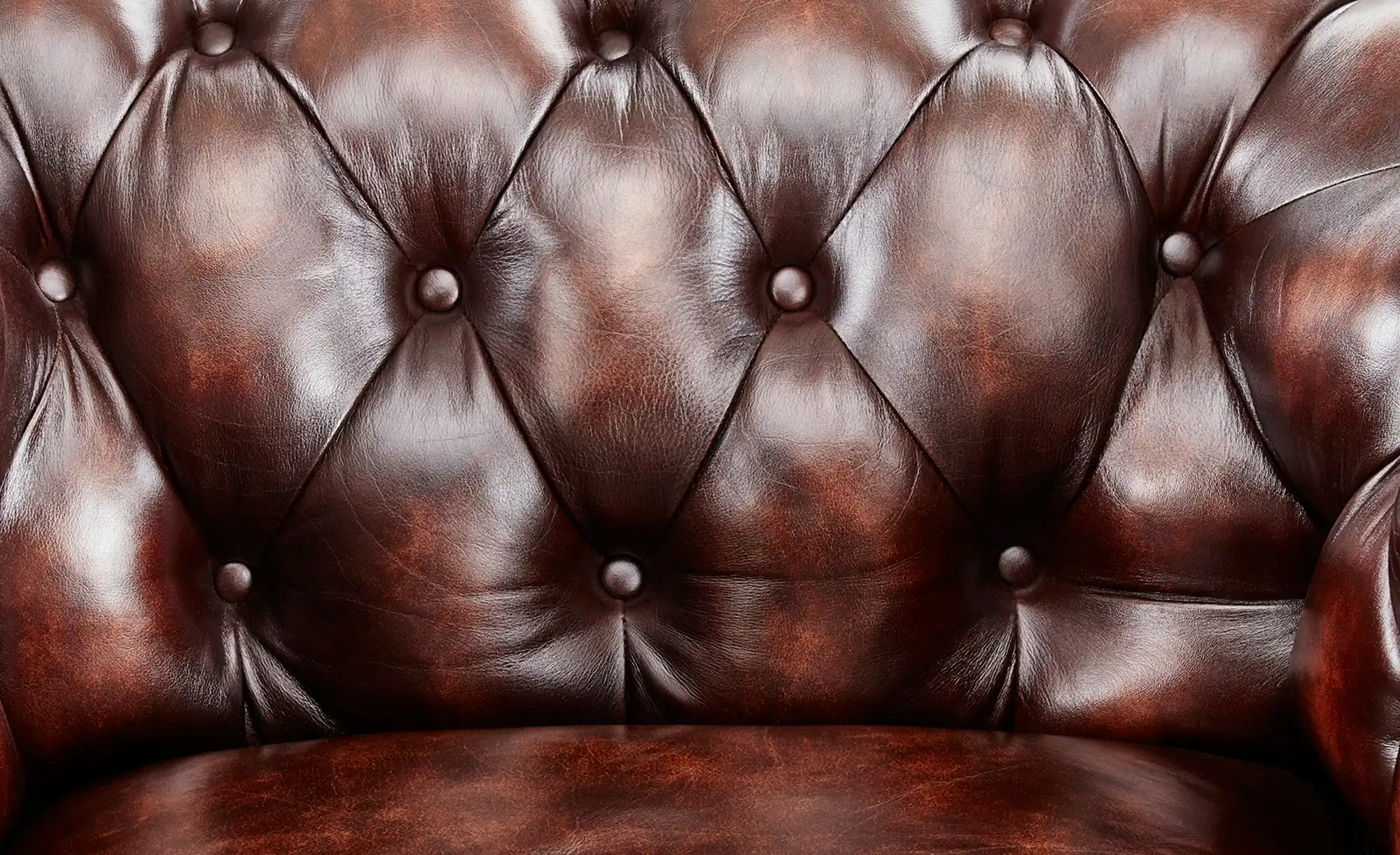 Primo Sofa im Vintagelook Chesterfield