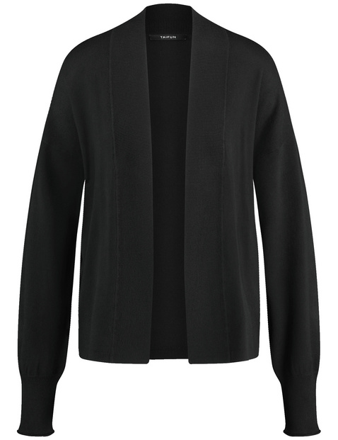 Offene Strickjacke