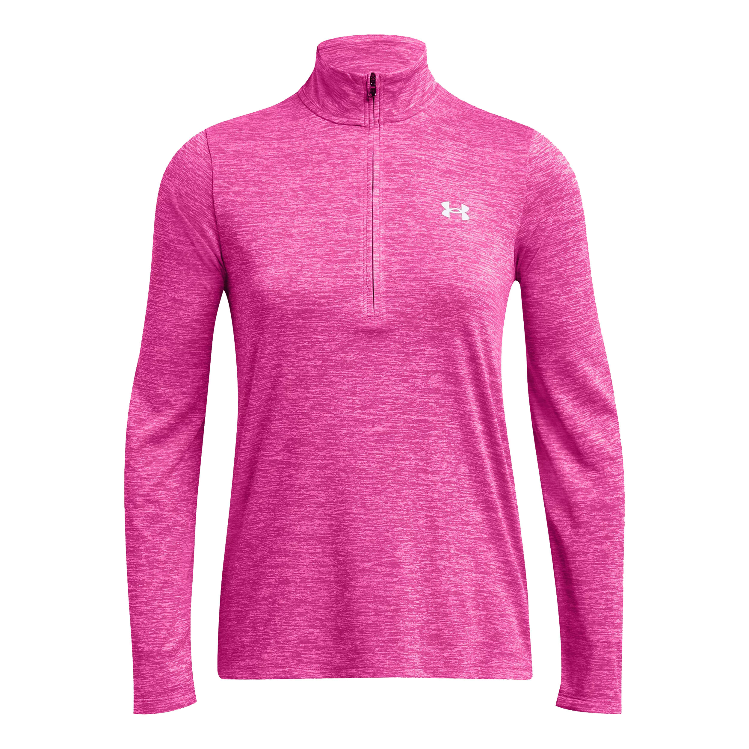 Tech Half-Zip Twist Longsleeve Damen - Pink