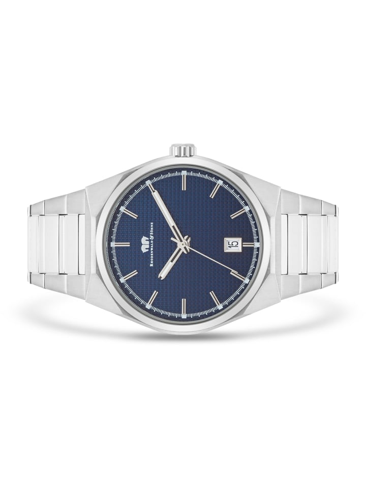 Rhodenwald & Söhne Herren Quarzuhr silber Edelstahl silber in silber günstig kaufen 23 cm