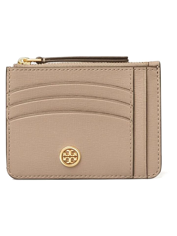 Tory Burch Leder-Geldbörse in Beige - (B)11,5 x (H)8,5 cm günstig kaufen onesize