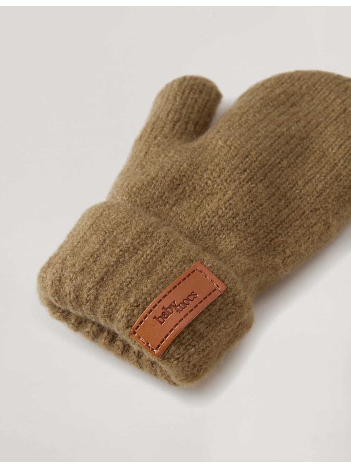 BabyMocs Handschuhe Vegan in dunkelbraun günstig kaufen onesize