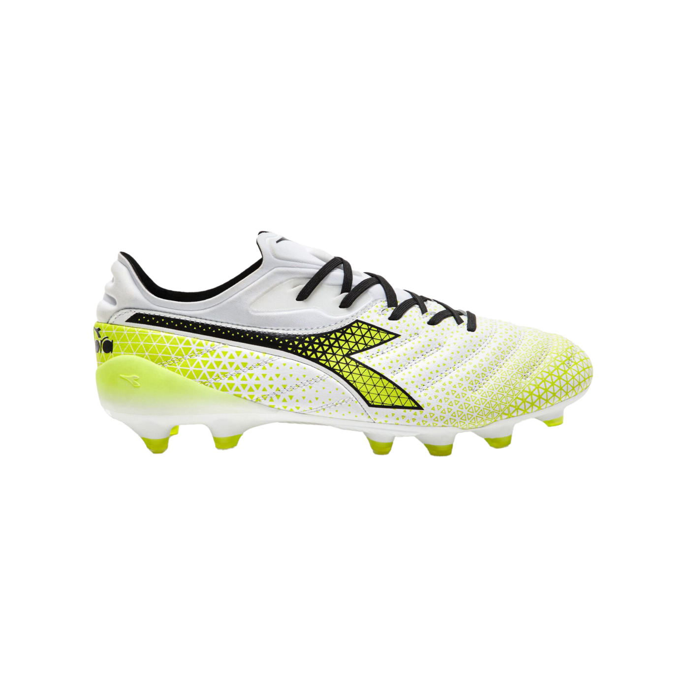 Diadora Brasil Elite Tech FG Weiss Schwarz Gelb FC5702