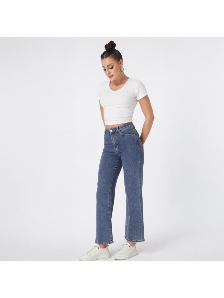 Ital-Design Jeans in Blau günstig kaufen