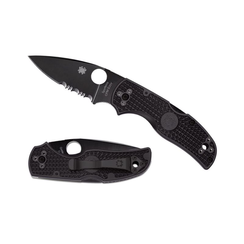Spyderco Native 5 Frn Black Blade Combo C41PSBBK5