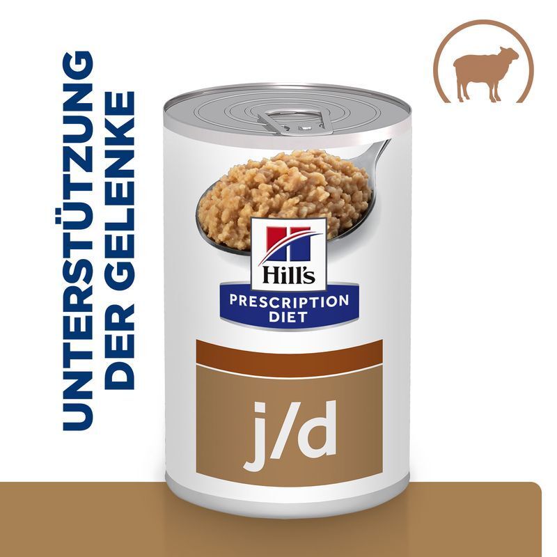 Hill's Hundenassfutter Hill's Prescription Diet j/d mit Huhn 12x370g