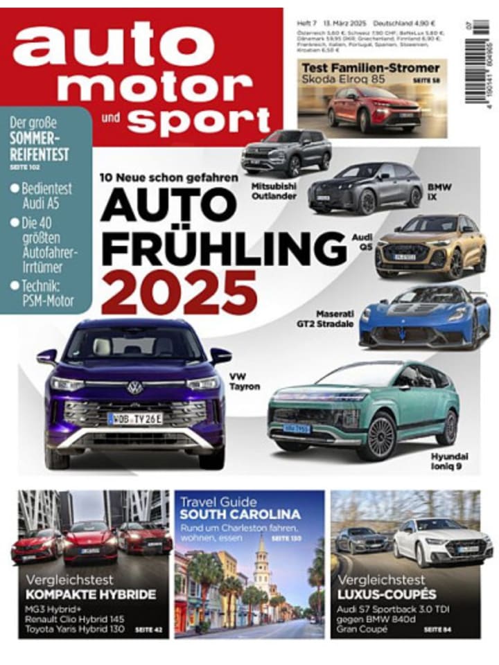 Hubert Burda Media 13 x AUTO MOTOR UND SPORT Zeitschrift (Gutschein für Halbjahres Abo)  günstig kaufen onesize