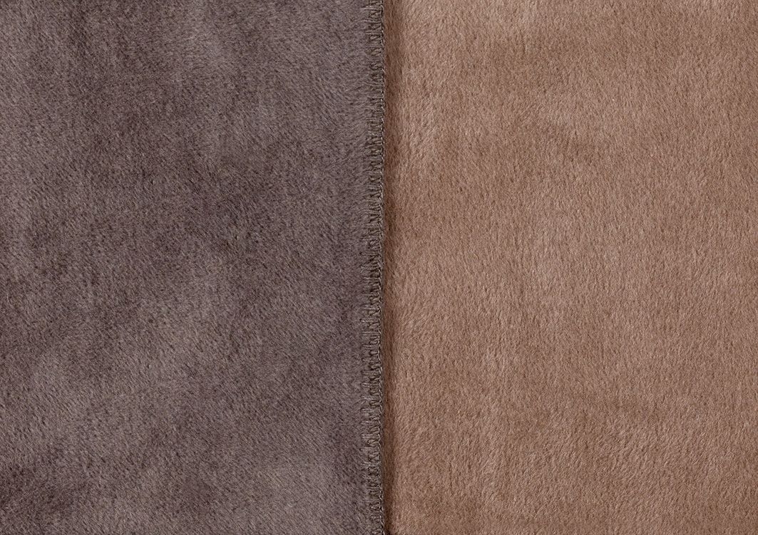 Uni Sofaläufer Doubleface Dublin Espresso-Braun 50 x 200 cm