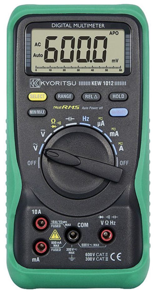 Multimetru digital TRMS Kyoritsu 010120001A, 0-600VAC/DC, 10A AC/DC
