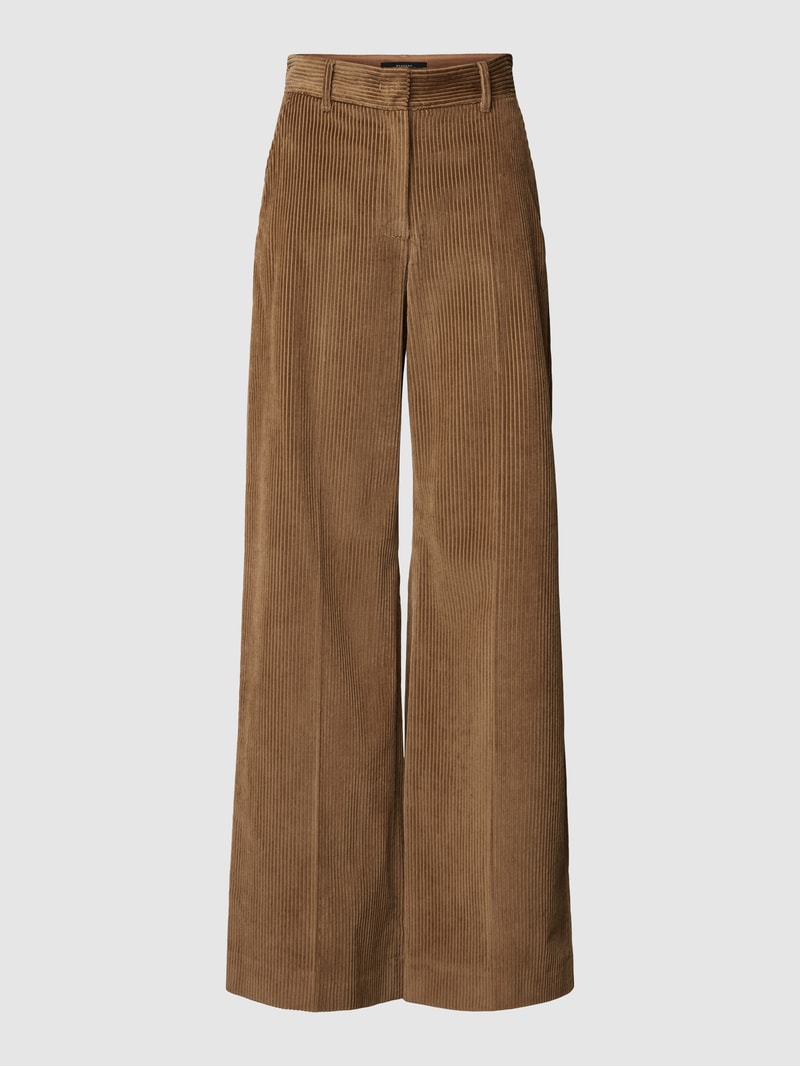Hose in Cord-Optik Modell 'TANIA' in camel