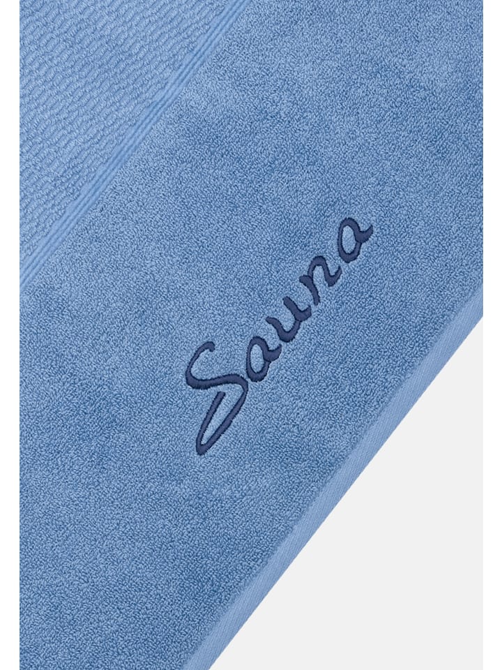 Möve for Frottana 2 X Saunatuch im Set Pearl in Cornflower günstig kaufen 80 x 200 cm