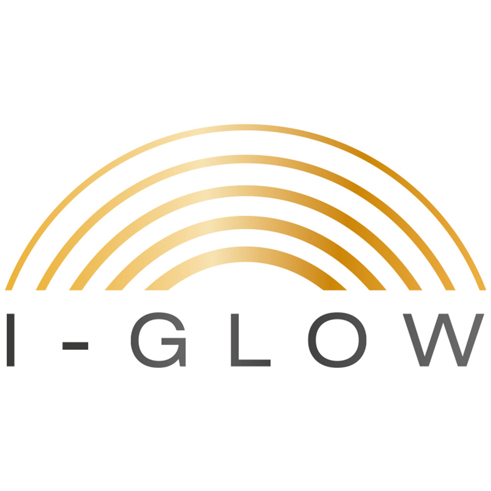 I-Glow LED-Solar-Grablampe ARIMO - Schwarz/ Rot