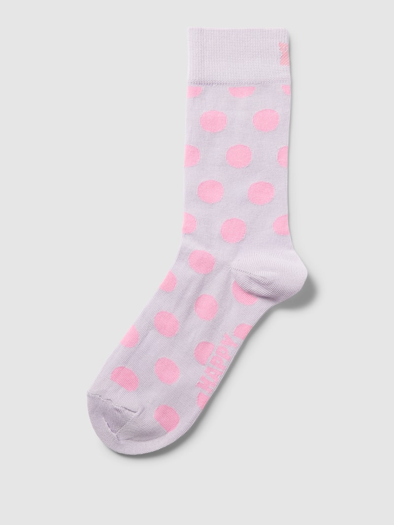 Socken mit Allover-Muster in flieder