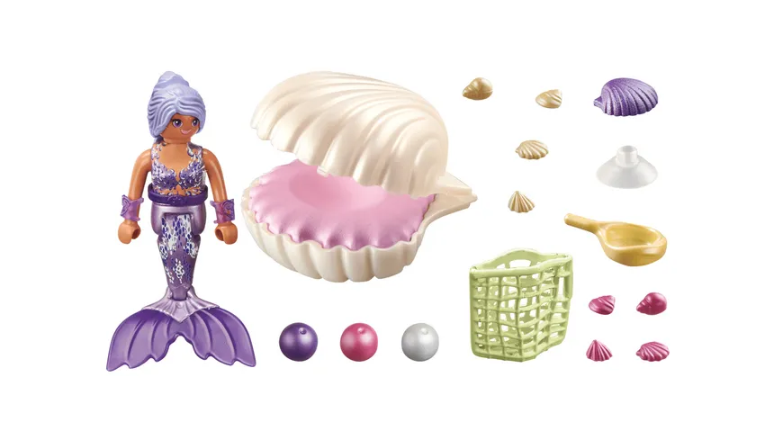 PLAYMOBIL 71502 - Princess Magic - Meerjungfrau mit Perlmuschel