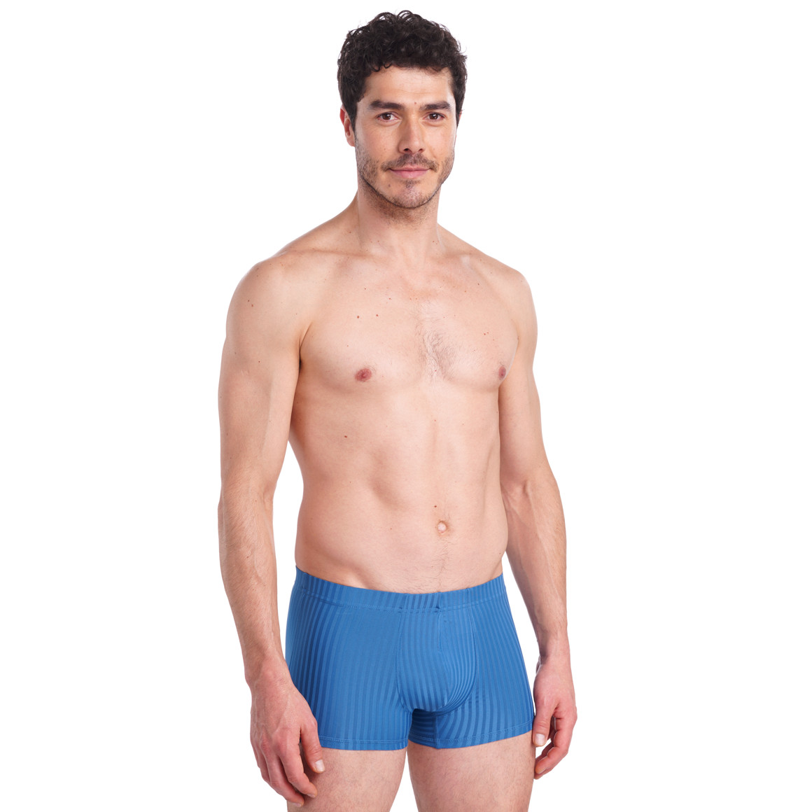 Herren Mikrofasershorts mit Streifen