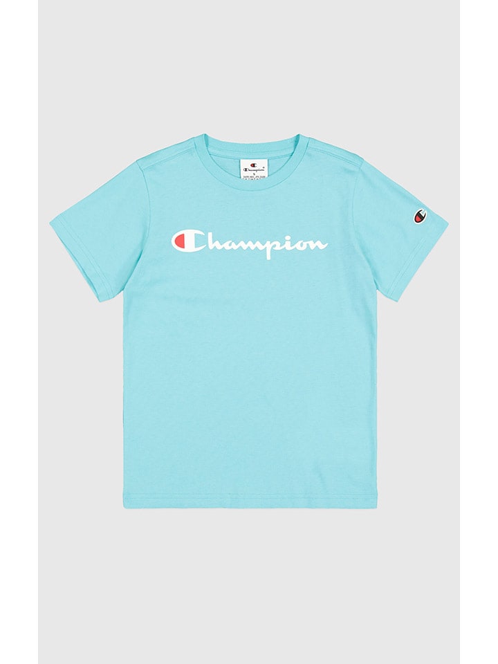 Champion Shirt in Türkis günstig kaufen